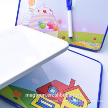 Colorful magnetic whiteboard with marker